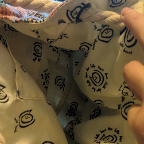 Love This Life Striped Rope Backpack - Picture 4 of 5